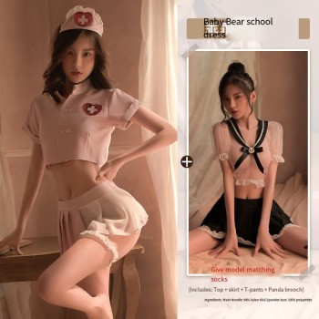 性感内衣护士制服jk套装角色扮演诱惑纯欲尺码情趣衣服方便床上
