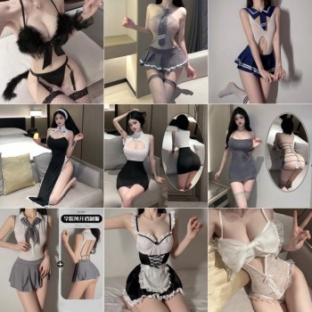 情趣内衣性感制服诱惑激情免脱睡衣火辣空姐女仆秘书cos批发代发