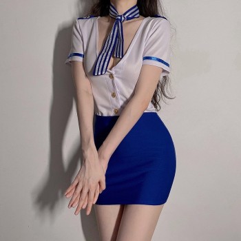 情趣内衣性感制服诱惑激情免脱睡衣火辣空姐女仆秘书cos批发代发