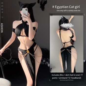 猫咪情趣内衣猫女郎制服套装cosplay二次元小猫2023新款m衣服角色