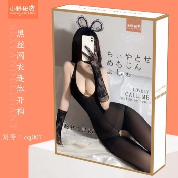 小野秘密情趣内衣女性感开档丝袜连体网衣网袜诱惑批发