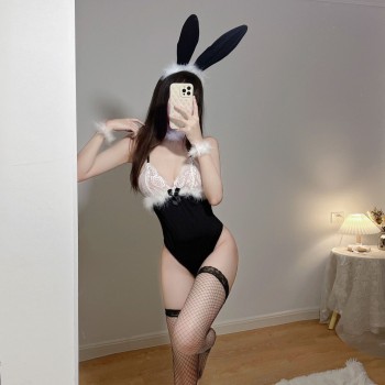 情趣内衣 cos激情诱惑兔女郎连体衣sm制服角色扮演套装组合