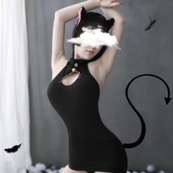 角色扮演性感兔女郎情趣内衣性感调皮可爱猫咪睡裙制服激情套装夏