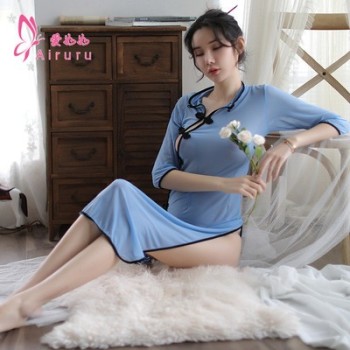 爱如如性感透明浪漫新娘婚纱情趣内衣制服诱惑激情睡衣睡裙套装组