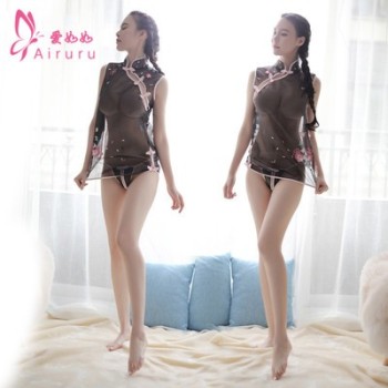 爱如如性感透明浪漫新娘婚纱情趣内衣制服诱惑激情睡衣睡裙套装组