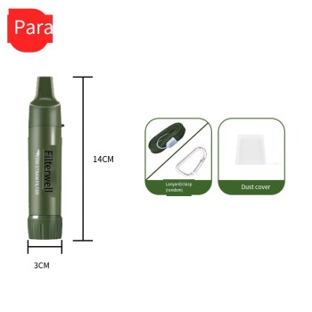 户外便携滤水吸管便携式过滤器 野营野炊超滤膜丝净水户外净水器