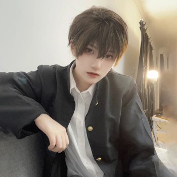 假发男短发日系cos正太万用少年假毛自然逼真蓬松男生日常全头套