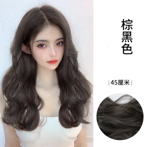 假发女一片式三片装长卷发大波浪接发片抖音热卖网红新款厂家批发