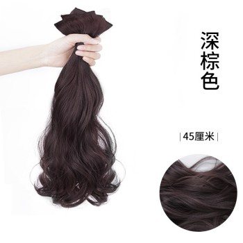 假发女一片式三片装长卷发大波浪接发片抖音热卖网红新款厂家批发