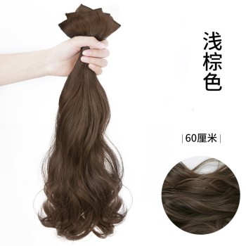 假发女一片式三片装长卷发大波浪接发片抖音热卖网红新款厂家批发