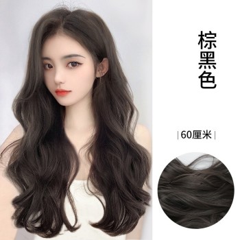 假发女一片式三片装长卷发大波浪接发片抖音热卖网红新款厂家批发