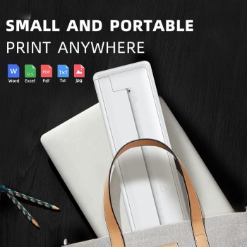 A4 Office Printer Portable Mini ink-free thermal paper Photo label mini printer