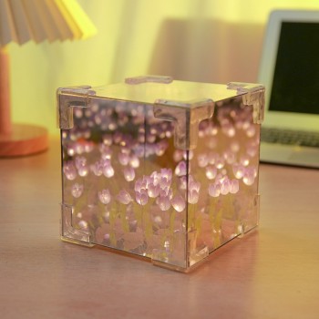 DIY Tulip cube nightlight handmade material kit