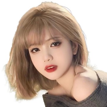 短发假发女新款波波头全头套式自然仿真夏季透气短直发整顶假发套
